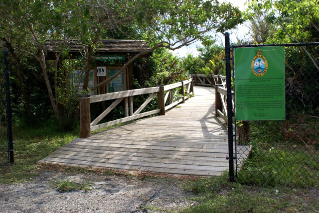 Entrance to Harrold and Wilson Ponds National Park (Photo by Linda Huber)