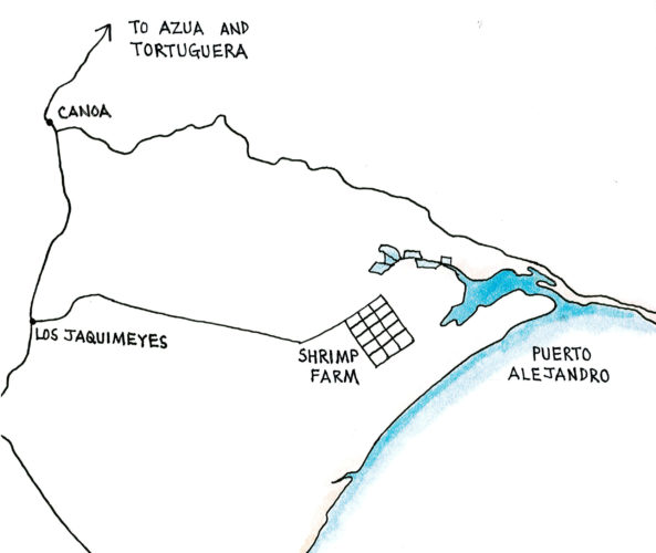 Puerto Alejandro (Map by Dana Gardner)