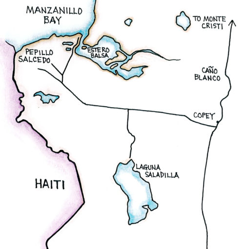 Monte Cristi and Saladilla (Map by Dana Gardner)