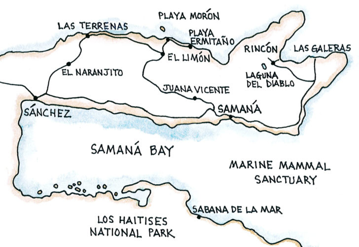 Samaná Bay (Map by Dana Gardner)